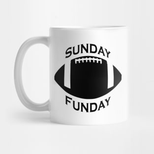 Sunday Funday, Womens Football, Cute Football, Game Day Mug